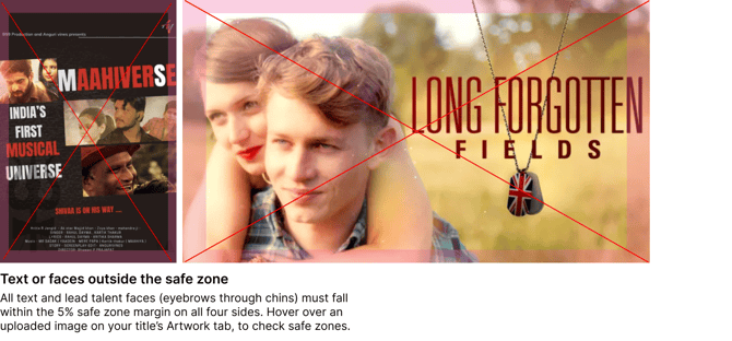 Faces outside safe zone